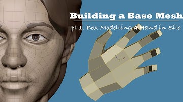 Narrated Building a Base Mesh pt 1: Box-modelling a hand in Silo