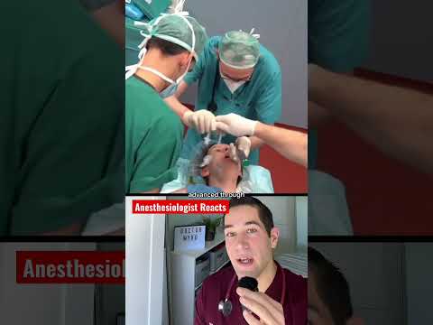We intubate patients for Anesthesia #doctor