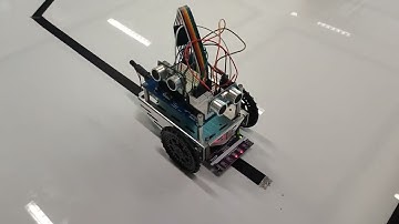 Two Ultrasonic Sensor Boe-Bot maze navigation video demonstration ( Entrance point B)