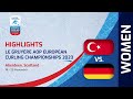 TÜRKIYE v GERMANY - Highlights - Le Gruyère AOP European Curling Championships 2023