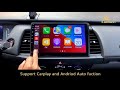 Android 100 head unit car radio multimedia player screen with carplay navigation rear backup camera