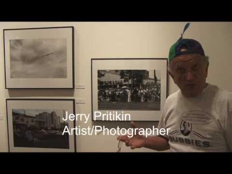 Artist Jerry Pritikin's photo exhibit opener of Sa...