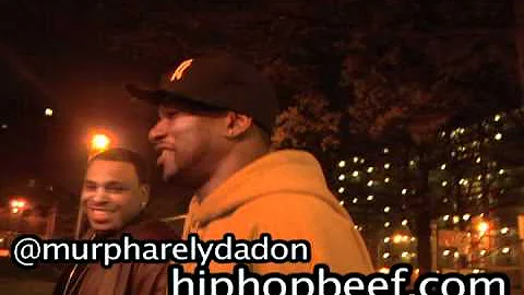 Cam'ron Visits Stapleton Projects in Staten Island...