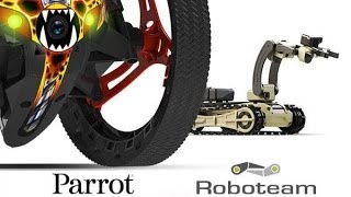 Amazing robots fight: Parrot Jumping Sumo vs. Roboteam MTGR screenshot 4