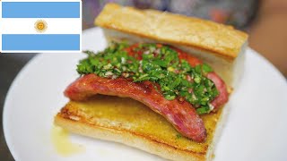 Choripan with Chimichurri Sauce Sandwich | Quick recipe by Eat Around The World 1,642 views 1 year ago 2 minutes, 49 seconds