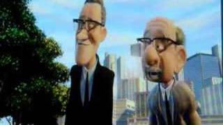 The Incredibles - Ollie Jonhston And Frank Thomas Cameo