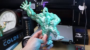 The Incredible Hulk 3D Print Timelapse - Ender 3 - Shorts