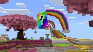 rainbow lucky block map #download in minemap  app# screenshot 1