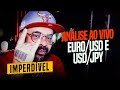 ANÁLISE AO VIVO: PARA ONDE DEVO IR - EURO/USD e USD/JPY