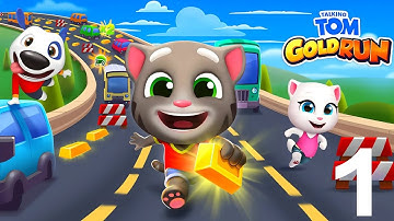 Talking Tom Gold Run Gameplay(Android, IOS) Part 1