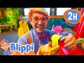 Blippi visits a science museum  2 hours of blippi sciences for kids