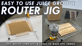 Easy To Use Juice Groove Router Jig By Crafted Elements  Assembly & Use