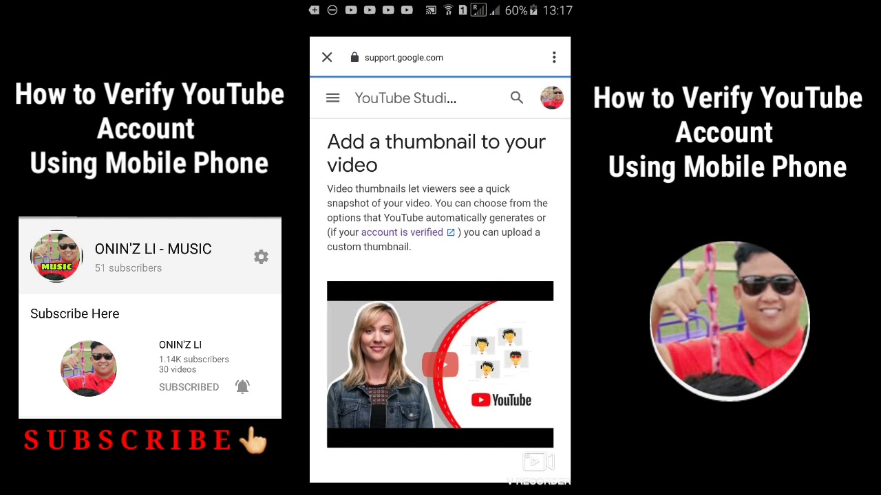 HOW TO VERIFY YOUTUBE ACCOUNT USING MOBILE PHONE [TAGALOG TUTORIAL ...