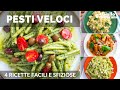 PESTO VELOCE: 4 RICETTE FACILI E SFIZIOSE pronte in 5 minuti!