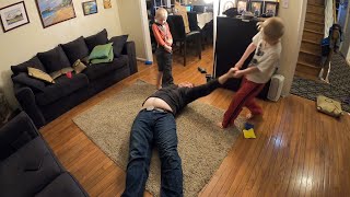 Deadweight Dad Challenge - Best Quarantine Game For Tired Parents