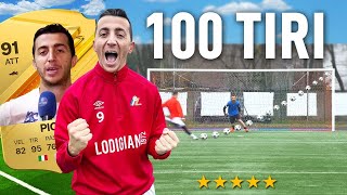 🎯⚽️ 100 TIRI CHALLENGE: ANTONIO PICCI (felicissimo e stanchissimo) Quanti Goal Segnerà su 100 tiri? image