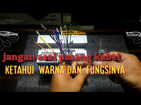 fungsi dan warna kabel head unit universal