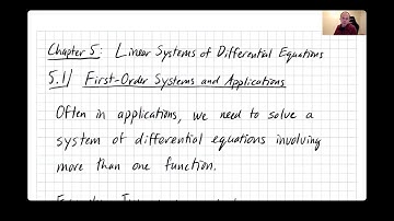 MATH336 Lecture 24 - Section 5.1