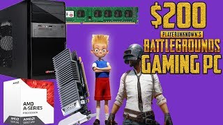 Best 200 Budget Gaming Pc Build Amd A8 9600 Gt 1030 Pubg Pc Build - 1080P 60 Fps