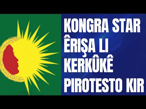 Kongra Star êrişa dagirkeriya Tirk a li Kerkûkê protesto kir.