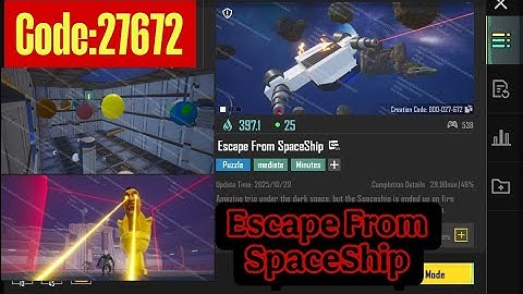 BGMI WOW: Escape From SpaceShip (Code: 27672) | Insane Puzzle Solved 🔥🤯 | ElectroXDrago
