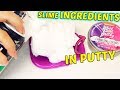 I PUT SLIME INGREDIENTS IN PUTTY AND MADE REAL SLIME! Slimeatory #528