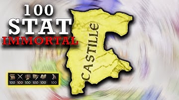 Crusader Kings 3 Timelapse but King of Castile is 100 Stat Immortal