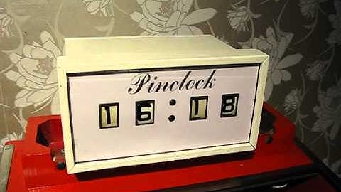 Pinclock - a pinball clock