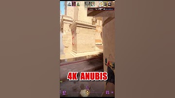 4K ANUBIS! #shorts #cs2 #hs #ak47 #csgo #premiere