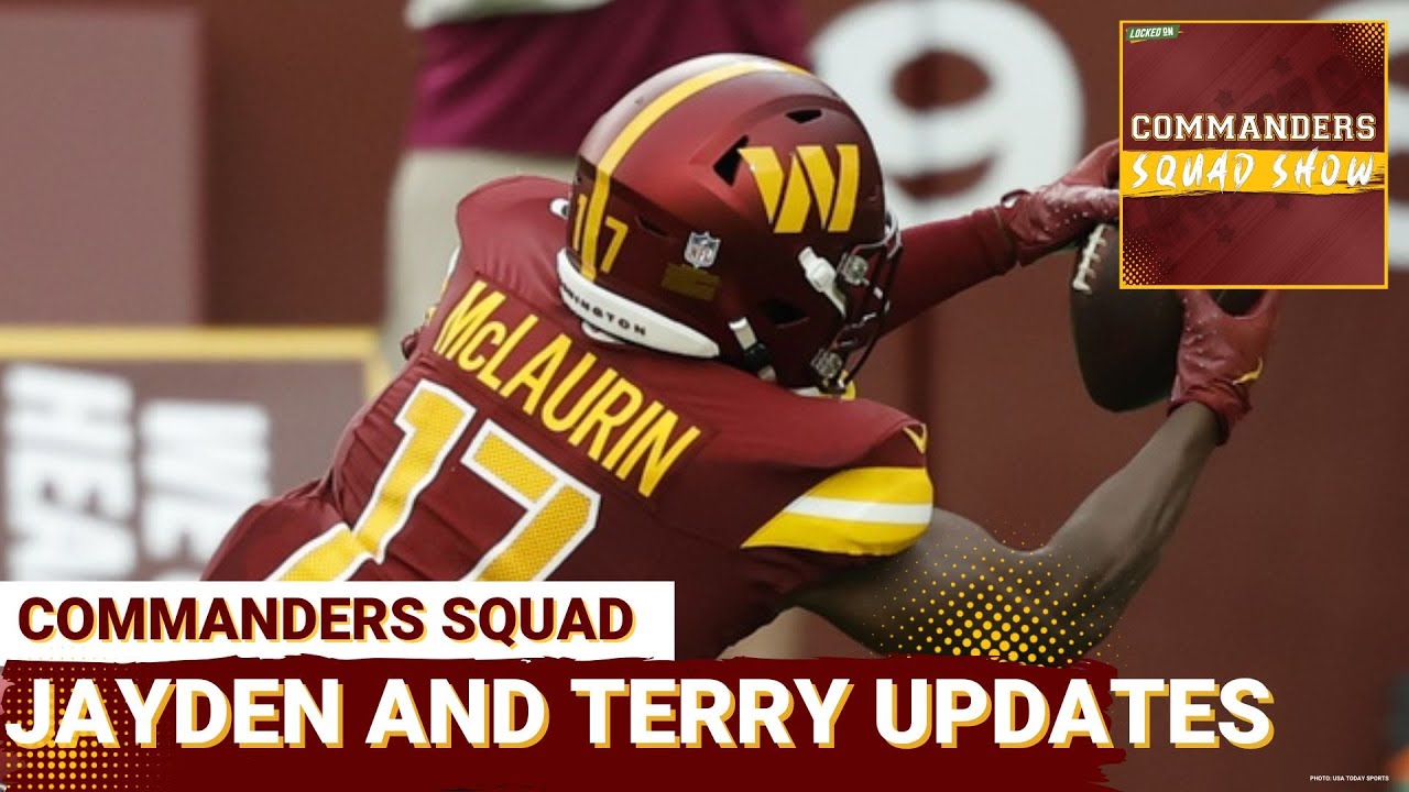 COMMANDERS SQUAD | Commanders vs Falcons Week 4 Preview + Jayden Daniels & Terry McLaurin Updates