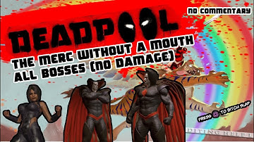 Deadpool The Game All Bosses No Damage Ultra Violence Difficulty NG+(No Commentary)