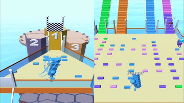 Bridge Race | Levels 5-6 walkthrough games |  Android ios games