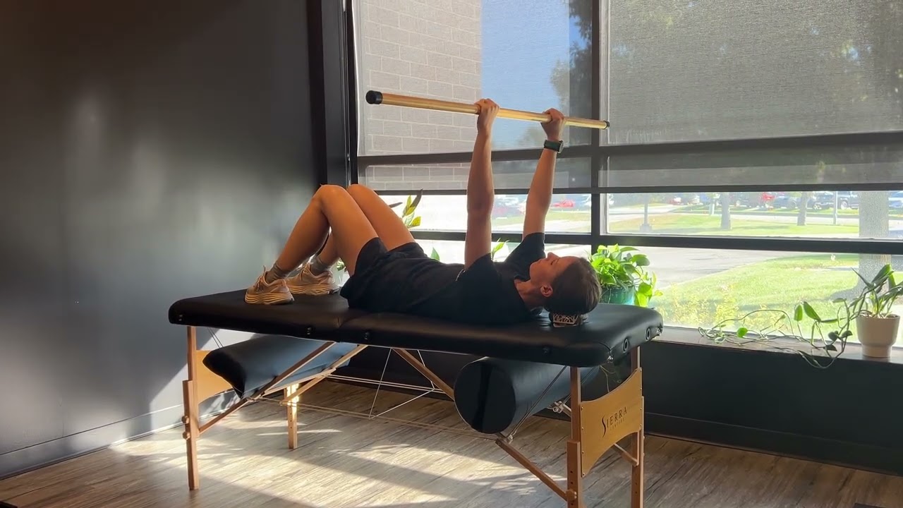 Supine Scap Press w/ Dowel