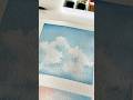 Easy Watercolor Cloud Painting βοΈ