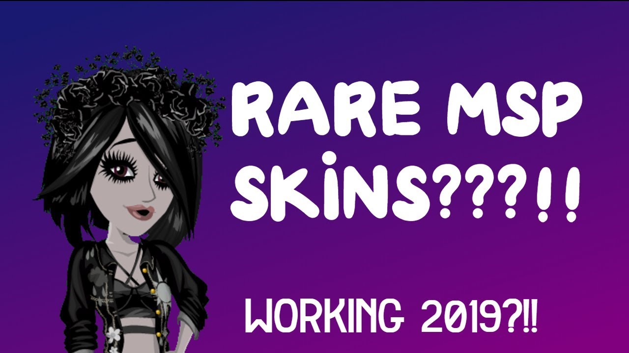 How to get RARE  skins  on msp  WORKING 2022 YouTube