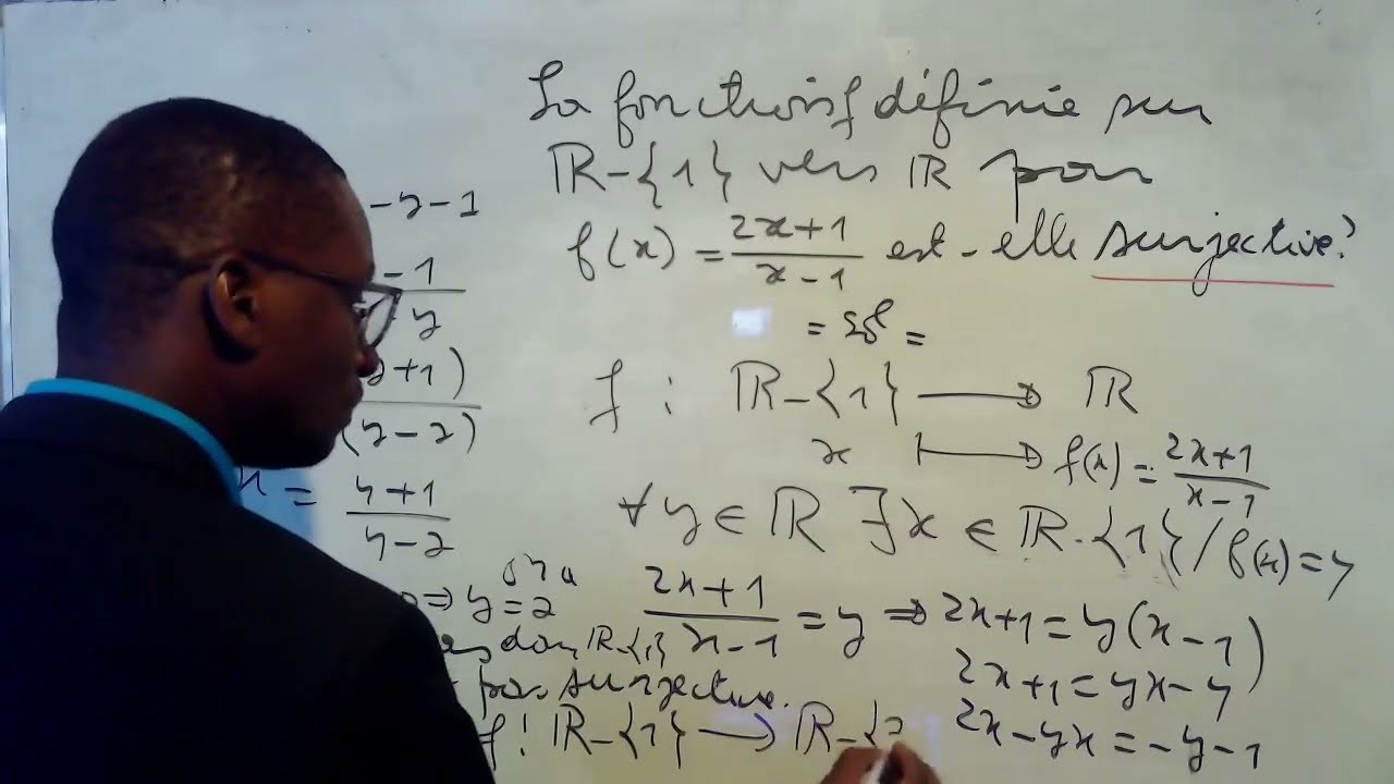 Comment montrer qu'une fonction est surjective?