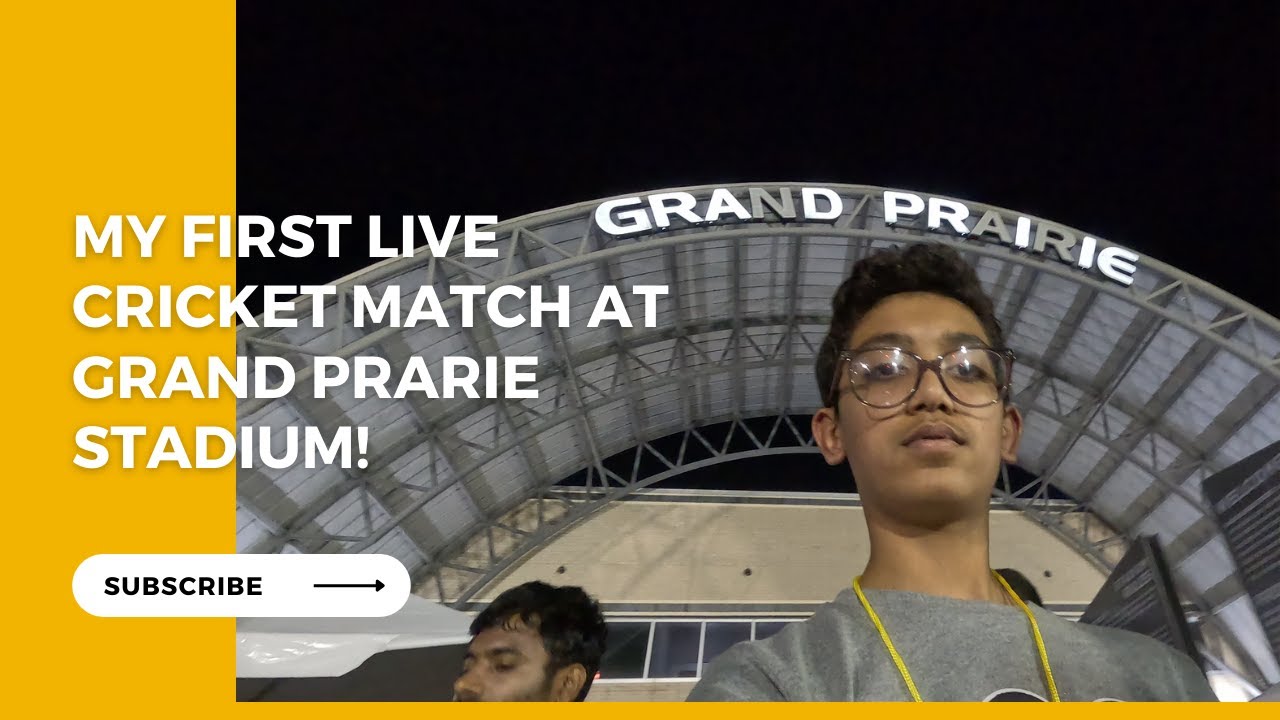 My First Live Cricket Match at Grand Prarie Statdium! #cricket #mlc