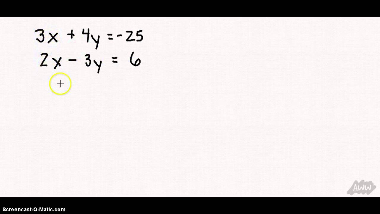 systems-of-equations-elimination-method-worksheet