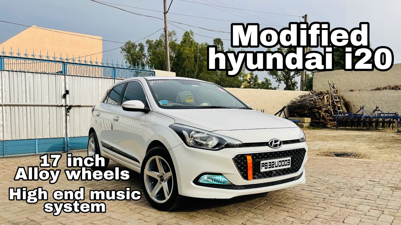 Modified hyundai i20 17 inch alloy wheels for i 20 DSP SOUND i 20