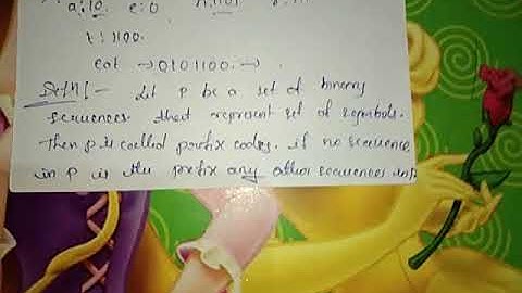 prefix codes and weighted trees in graph theory (18CS36) Module -5