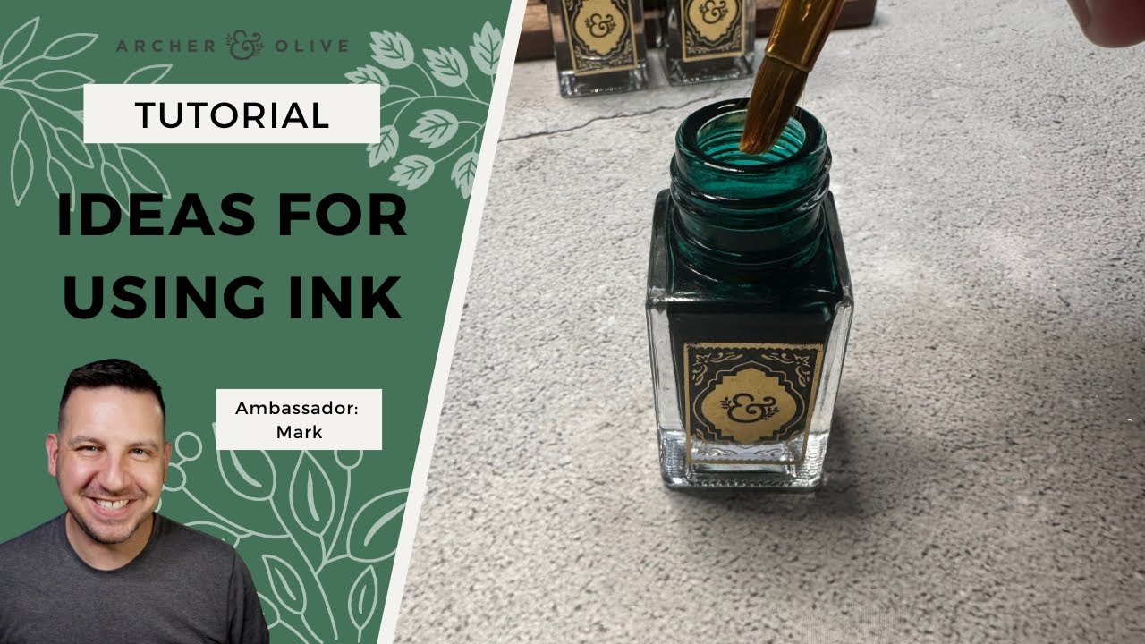 Using Ink Pen 3 Ways To Use Fountain Pen Ink Without A Fountain Pen - YouTube