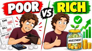 Rich vs Poor Mindset: Same Salary, Different Life | 6 Money Habits! #financialknowledge24