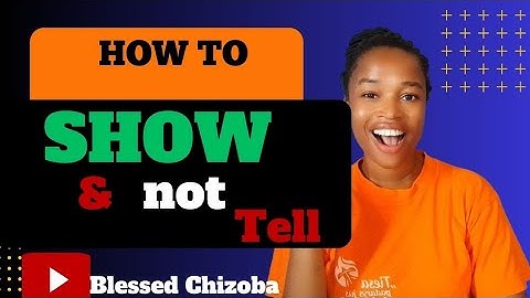 SHOW vs Tell in NOVEL writing: The clear definition and How to use it RIGHT.#ghostwriting  #writing