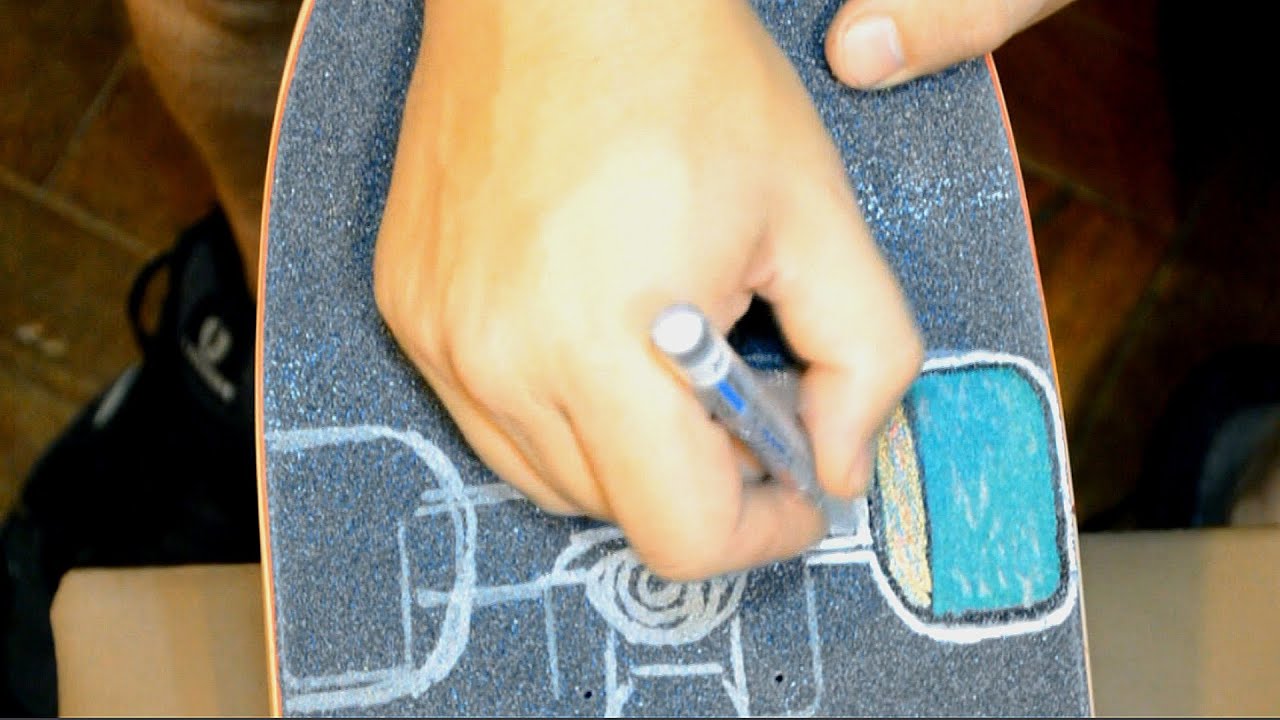 Grip tape art YouTube