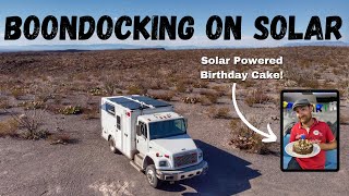 Off Grid Solar Camping (no generator, no propane!)