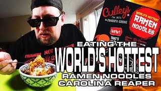 Get you culley's world's hottest noodles here -
http://bit.ly/worldshottestnoodles watch me eat the whole bowl of
these violently spicy ramen and the...