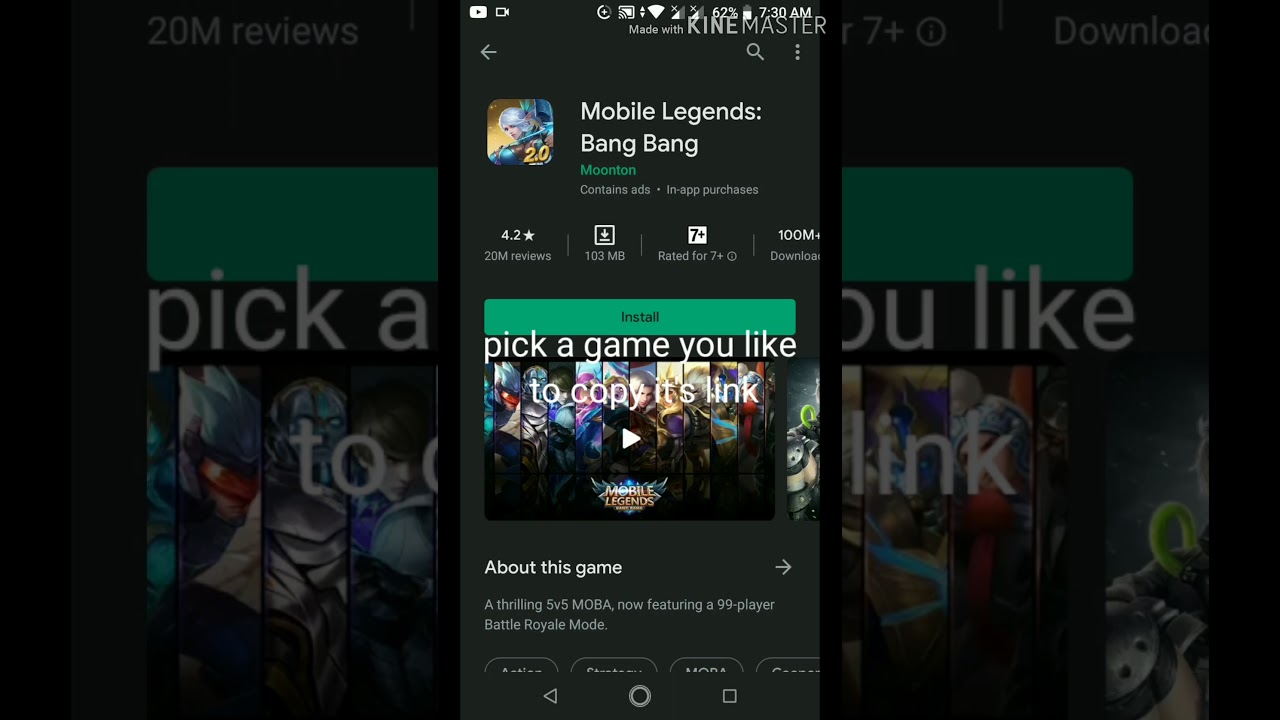 How to link games from playstore 2020 mobile zone youtube