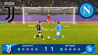 Awesome !! Juventus VS Napoli - Penalty Shoots
