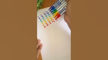 🏳️‍🌈Rainbow Writing #handwriting #trending #numbers  #art #shorts #youtubeshorts #123 #satisfying