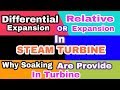 What Is Differential Or Relative Expansion In Steam Turbine  // Positive or Negative Differential